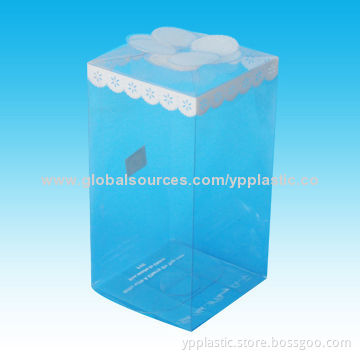 Clear PVC Box for Package, 0.2-0.8mm Thickness Range